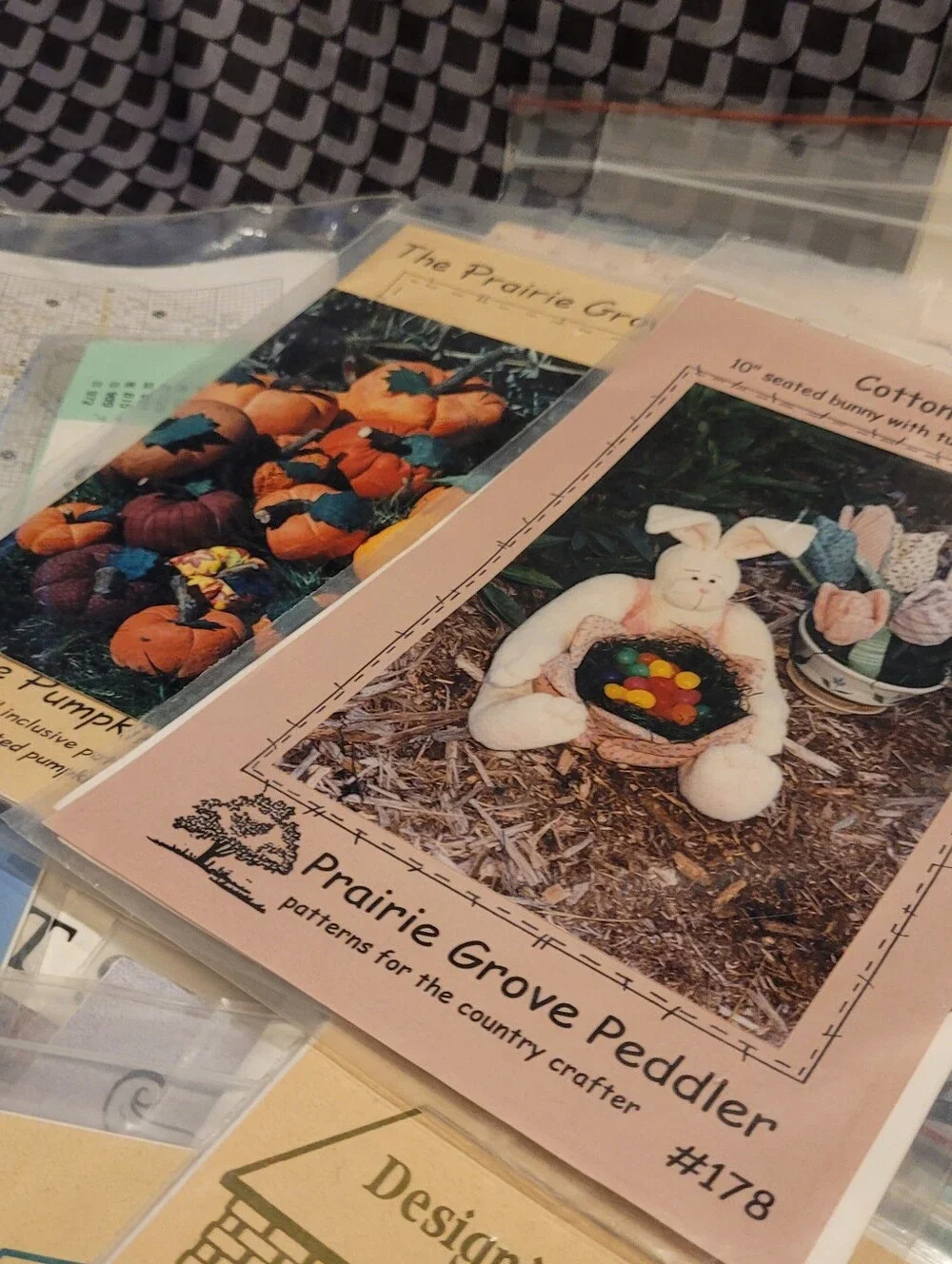 Lot of 55 Vtg Sewing & Craft Patterns w/Supplies - Victorian Quilts Needlepoint